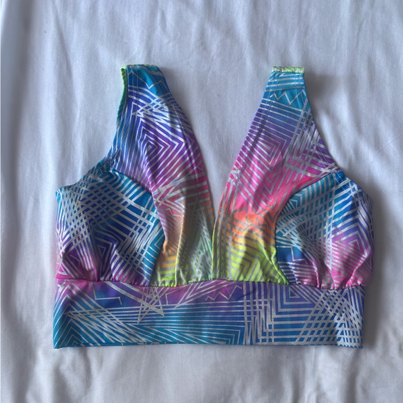 NEW Coquetry Clothing Starlette Bralette Top UV Glow Blacklight Spandex Fabric - Picture 3 of 7